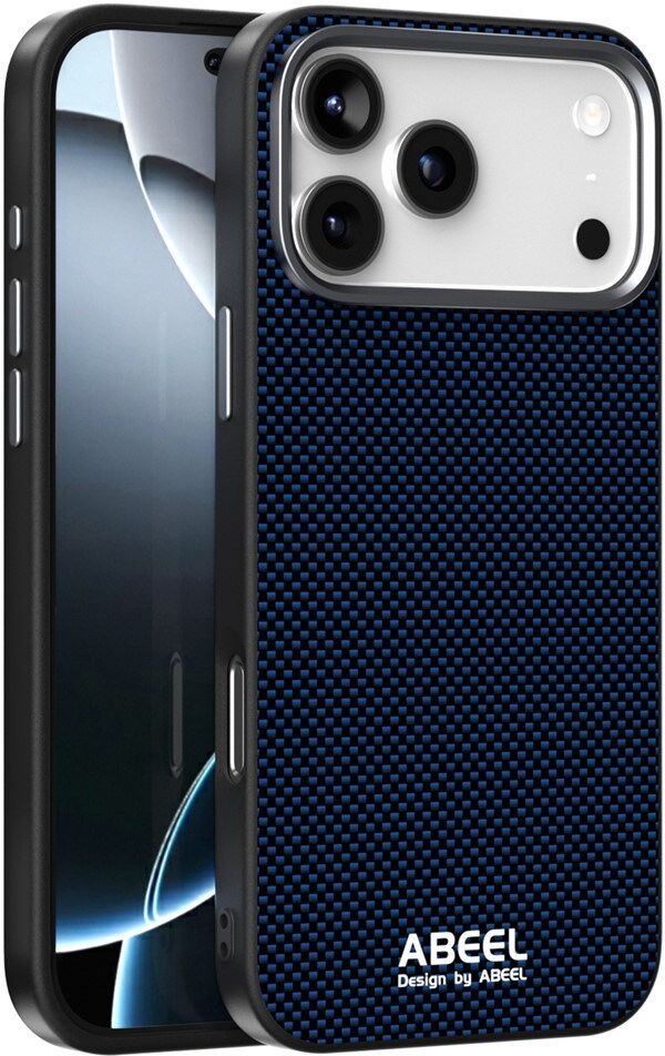 iPhone 18 Pro / 17 Pro ABEEL MagSafe Kompatibel Aluminium Cover - Blå