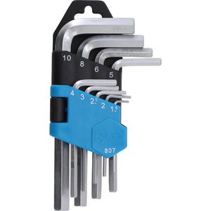 BGS-technic Sechskantschlüssel 807, 1,5 - 10mm, 9-teilig