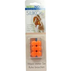 Wellnoise Ohrenstopfen Orange Blister 6 ST