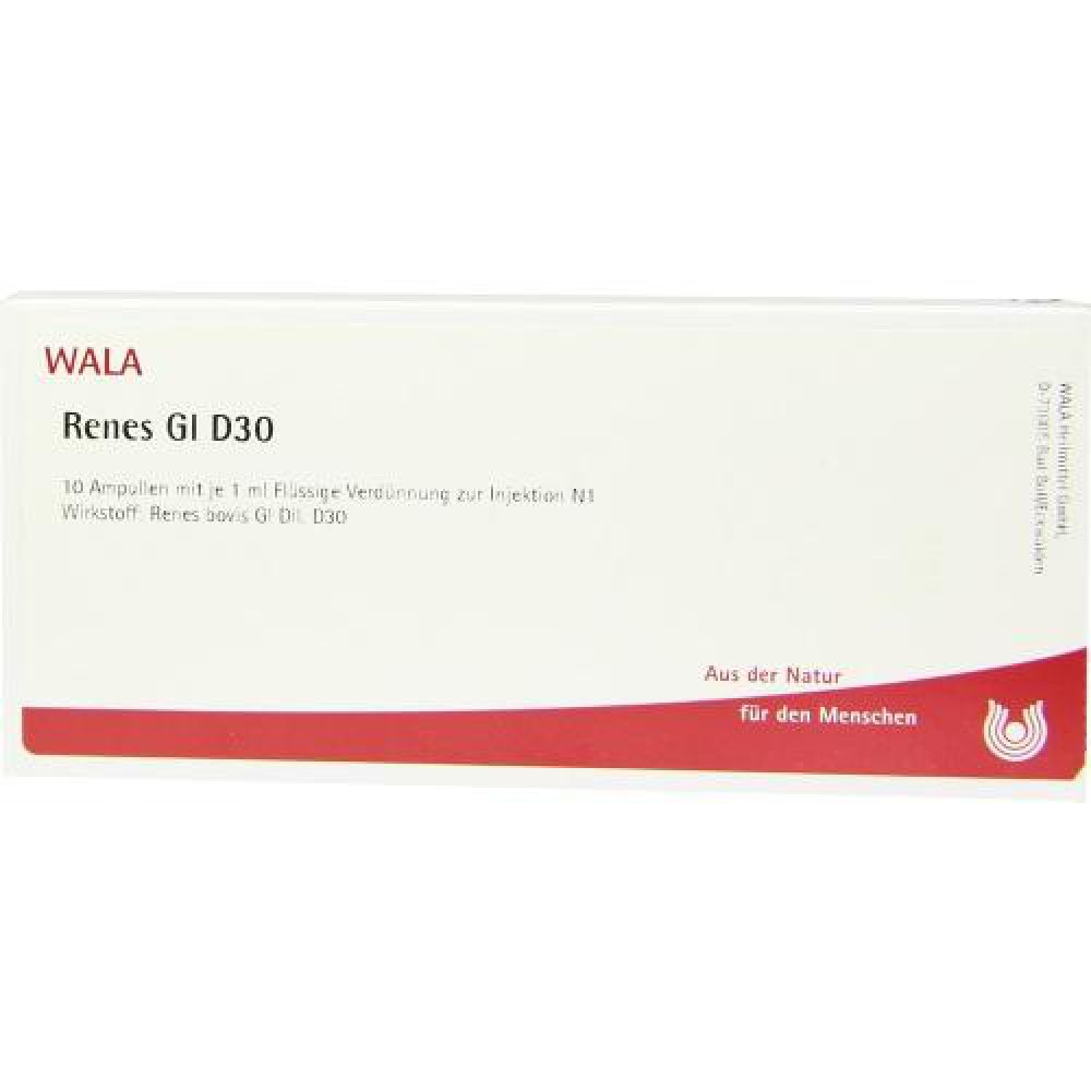 WALA Heilmittel GmbH Renes Gl D30 Ampullen 02830036