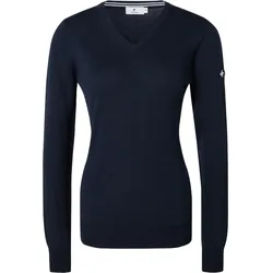 Cross Pullover Classic V-Neck, navy
