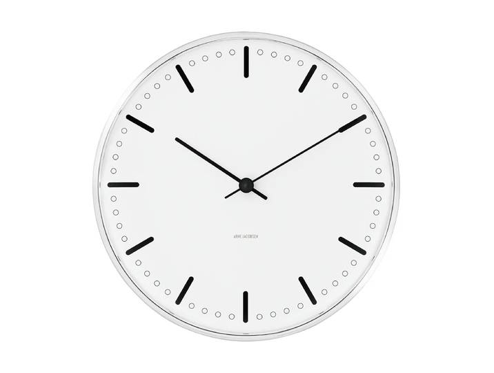 Rosendahl - AJ City Hall Wanduhr, Ø 21 cm
