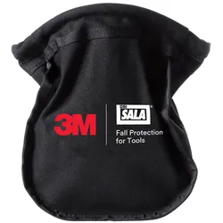 3M DBI-SALA Tasche für Kleinteile, Segeltuch, schwarz, selbstverschließend, zur Befestigung am Gürtel