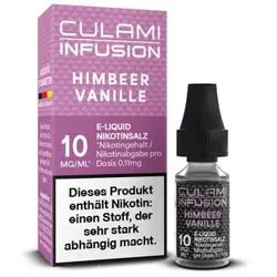 Culami Infusion Himbeer Vanille NicSalt Liquid 10ml / 10mg