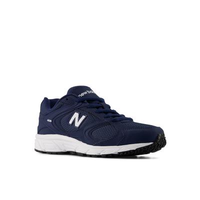 Sneaker NEW BALANCE "408", Jungen, Gr. 37, blau (nb navy), Synthetik, Schuhe Sneaker, für Kinder und Jugendliche, vom New Balance 530 und 740 inspiriert