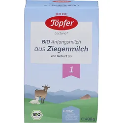 Töpfer Bio Anfangsnahrung Auf Ziegenmilchbasis 1 400 G