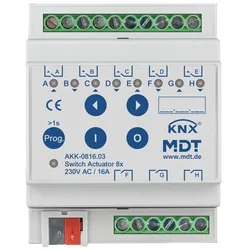 MDT technologies Schaltaktor 8-fach 4TE AKK-0816.03