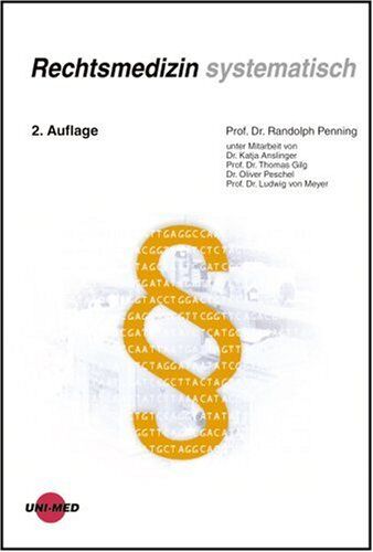 Randolph Penning - Rechtsmedizin systematisch - Preis vom 30.09.2026 09:01:18 h