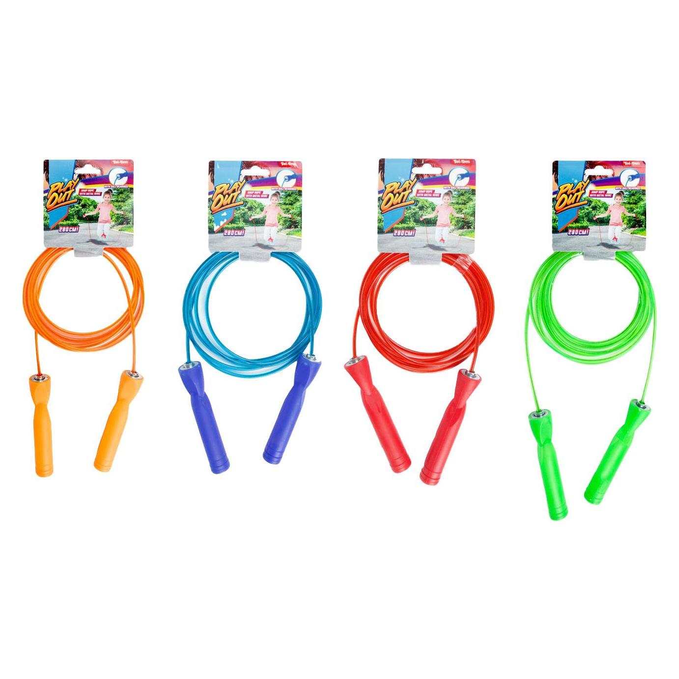 Toi-Toys Springseil mit Metalldraht, 280 cm (280 cm) (42520Z)