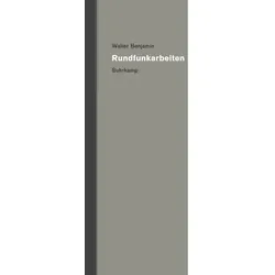 Werke und Nachlass-Kritische Gesamtausgabe (Band 9): Werke und Nachlass. Kritische Gesamtausgabe, Fachbücher von Walter Benjamin