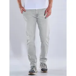 emilio adani Herren Jeans im Chino-Design Grau slim fit uni - 34/32
