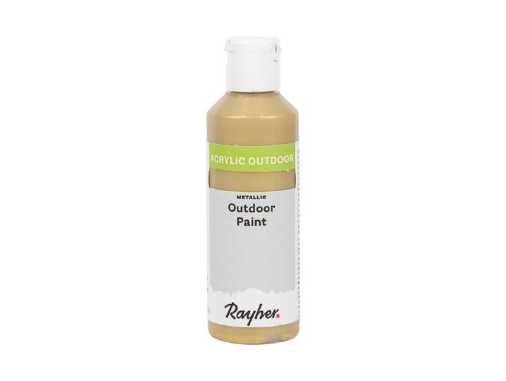 Outdoor Paint Acrylfarbe Metallic, Flasche 80ml