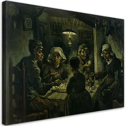 WANDBILD kartoffeln essend v. van Gogh