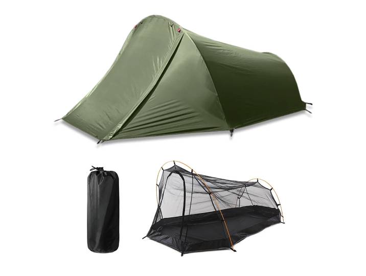 Tente de Camping pour 2 personnes, tente extérieure pour Camping, vélo, randonnée, alpinisme, plage, matériau Oxford 210D résistant à l'eau
