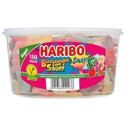 Haribo Fruchtgummi »Bärenzungen« vegan gelb