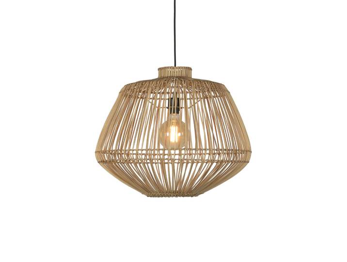 GOOD & MOJO - Suspension Madagascar - Bois naturel - Rotin