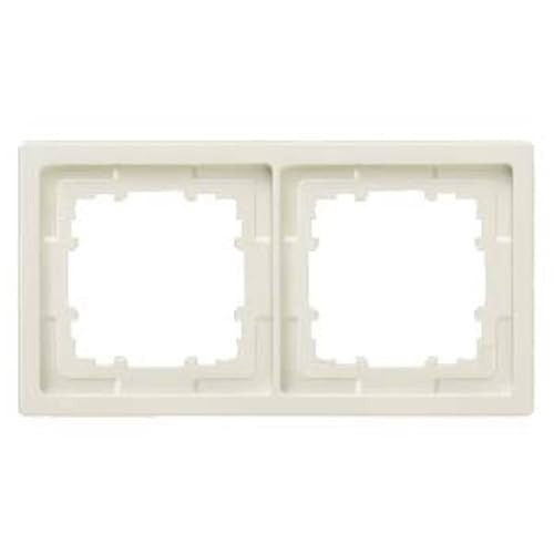 Siemens 5TG1322 Delta Style inbouwframe 2-voudig titaniumwit 153 x 82 mm