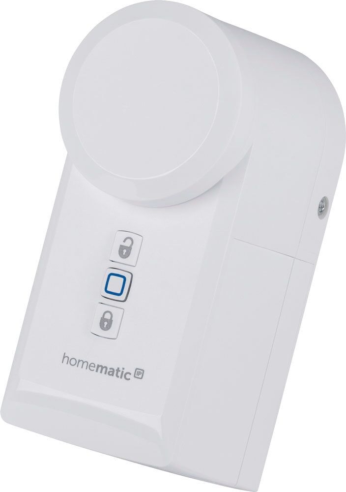 HOMEMATIC IP Smart-Home-Zubehör "Türschlossantrieb", weiß, B:11,4cm H:10,1cm T:18,6cm, Smart-Home-Stationen, Smart-Home-Zubehör