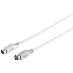 PS2 Mini Verl. 6pol DIN-St./6pol DIN-Buchse 1,8m