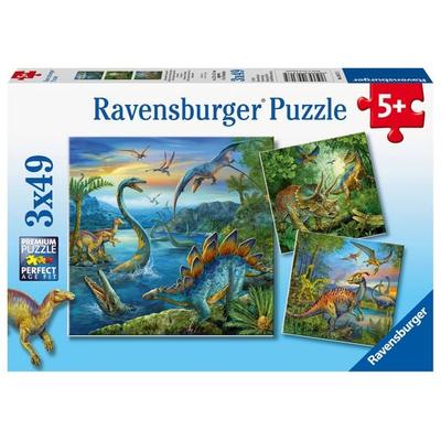 Puzzle Ravensburger Faszination Dinosaurier 3 X 49 Teile