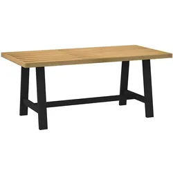 vidaXL Esstisch NOAIN A-Form-Beine 180x90x75 cm Massivholz Kiefer