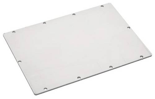 Hager MES-AL04 MES-AL04 Aluflansch 5mm IP40 298x200 (BxT) Flansch Metall 1St.