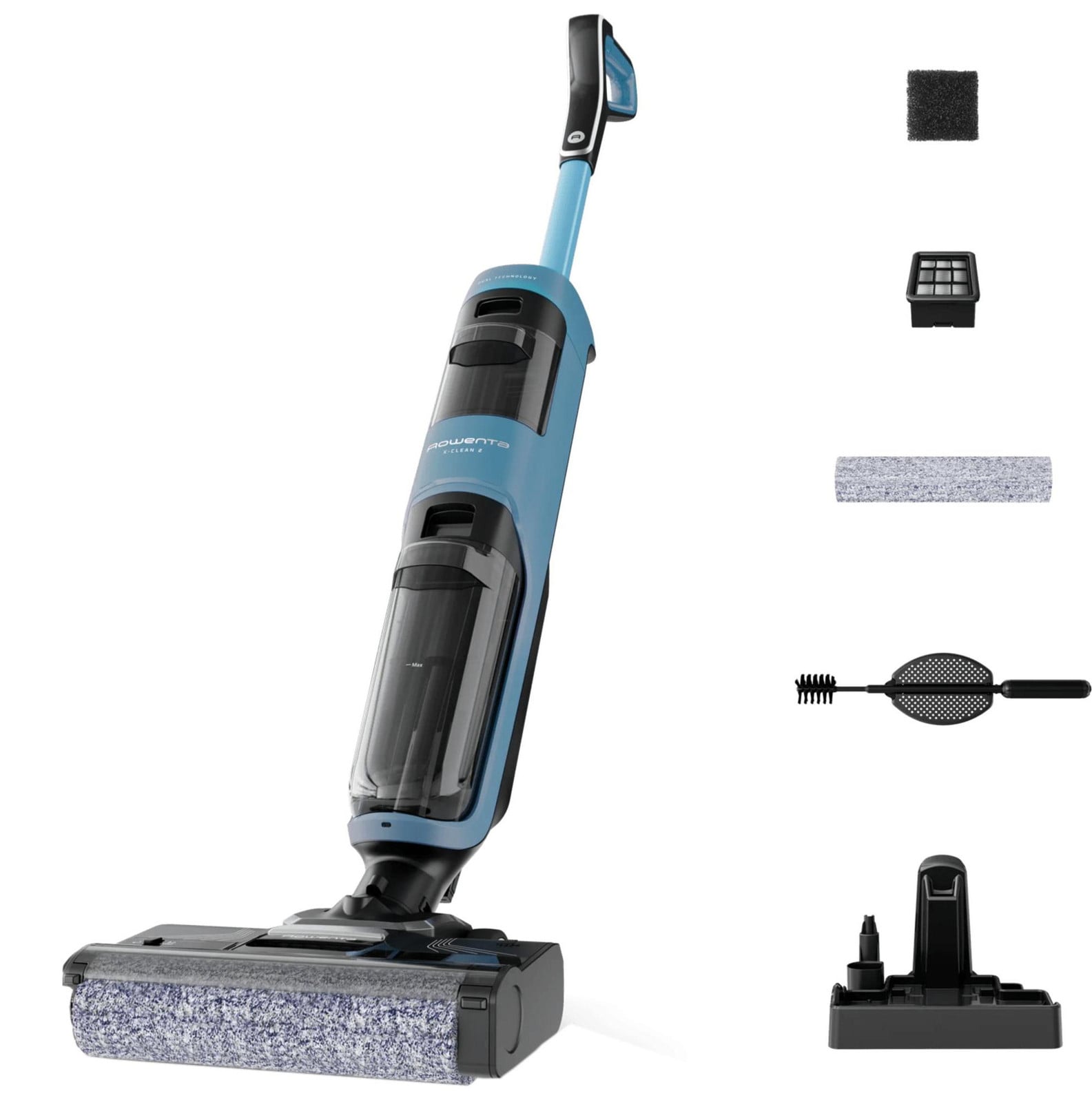 Rowenta X-Clean 2 nat-/droogzuiger, blauwgroen