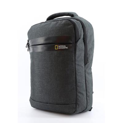 Sportrucksack NATIONAL GEOGRAPHIC "Stream", Gr. B/H/T: 32cm, grau (anthrazit), Polyester, Rucksäcke, mit Laptop- und Tabletfach