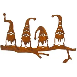 Rost-Wichtel aus Metall, 30 cm