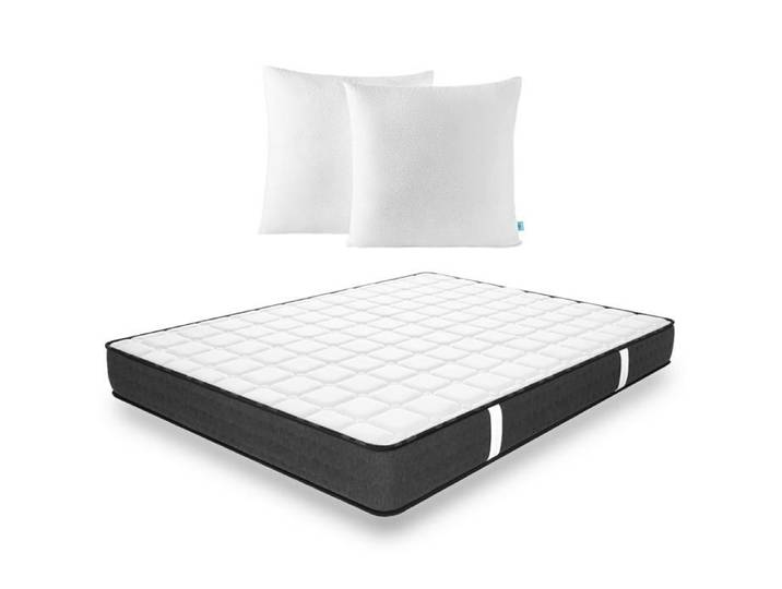 Matelas EQUINOX 90x190 cm - 21 cm - Mousse Haute Résilience et Haute Densité - Réversible - Confort Équilibré
