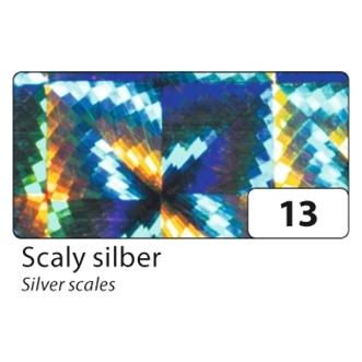 Magni Holographische Folien Scaly in silber 40cm x 1m (33651175)