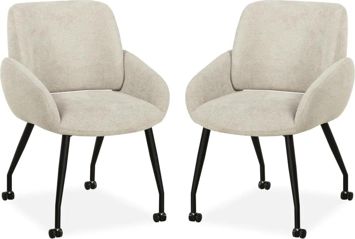 MX Sofa Esszimmerstuhl Rowan - Anthrazit (2er-Set) - Copy
