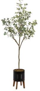 Kate and Laurel Eudora Faux Eucalyptus Tree