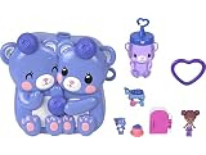 Polly Pocket Poupées et Coffret Ourson et myrtilles