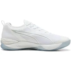 Puma, Unisex, Hallenschuhe, Eliminate NITRO 4 (40.5), Silber, Weiss