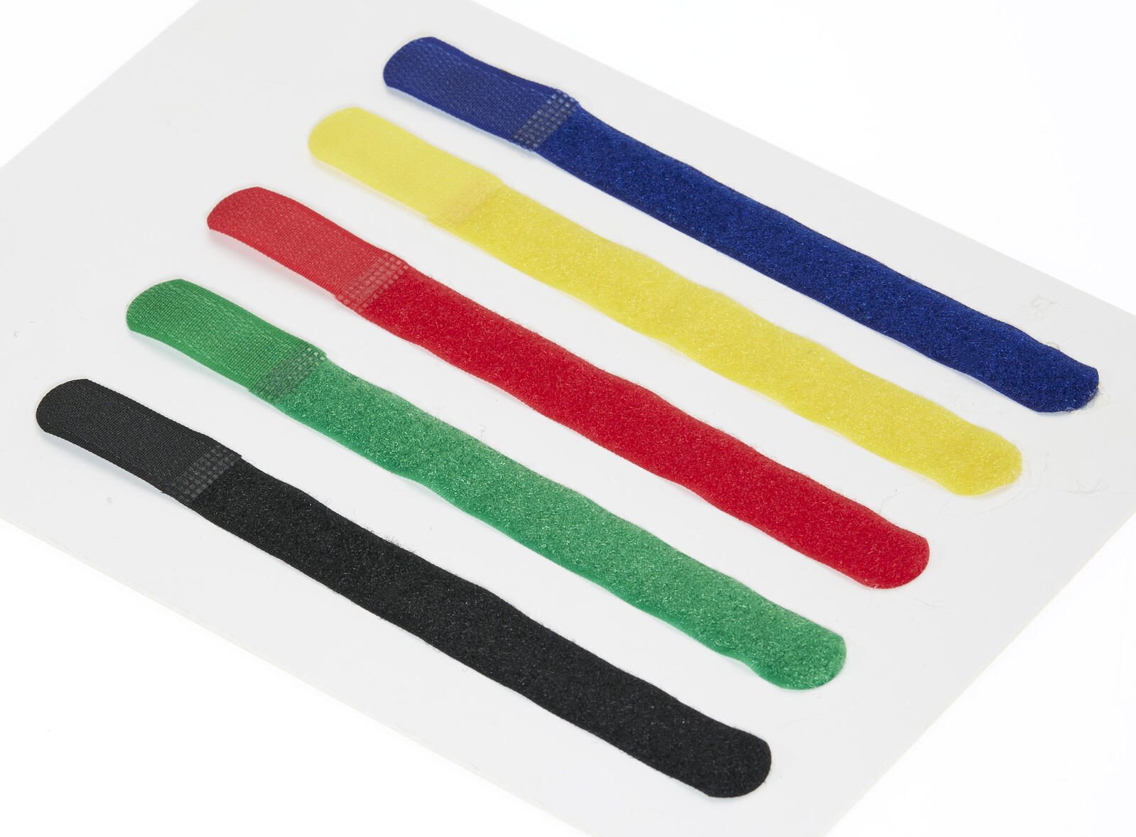 MediaRange Kabelbinder rot, gelb, grün, schwarz, blau MRCS302