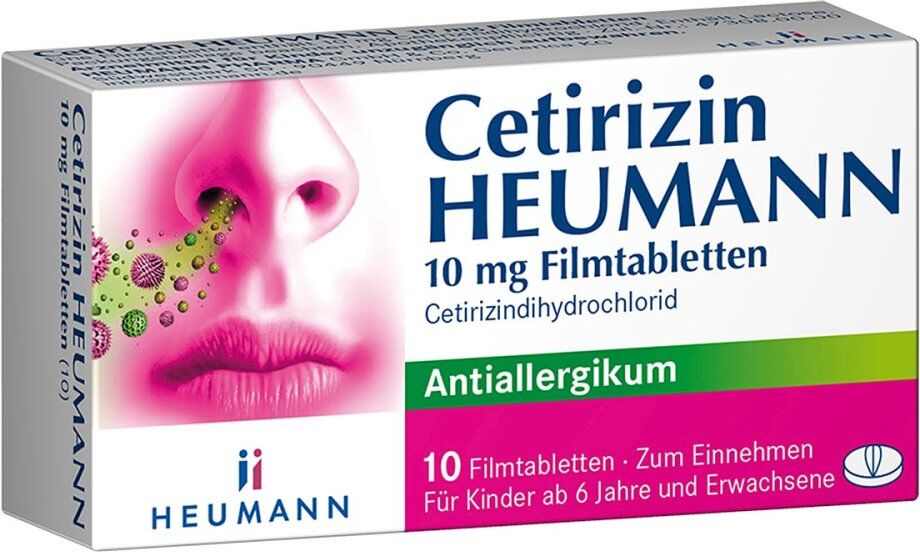 Cetirizin Heumann 10 mg Filmtabletten