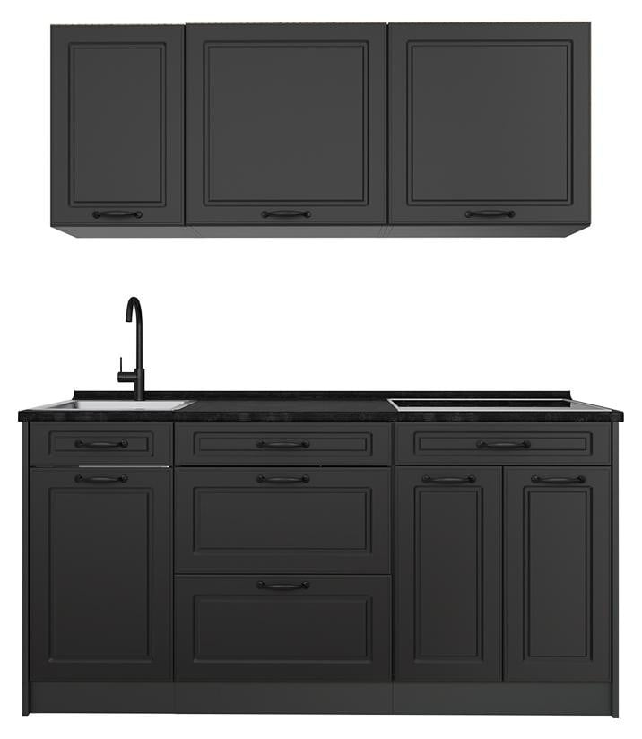 Vicco R-Line Keuken Model 67682 Antraciet 160 cm
