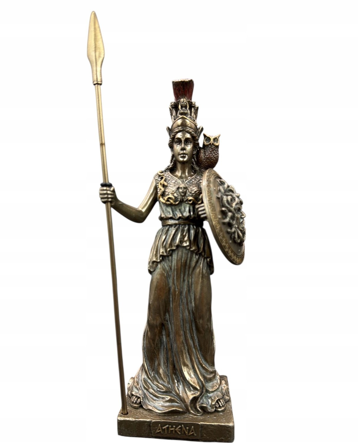 Merkloos Griekse Godin Athena Beeld - Decoratie voor op tafel voor volwassenen