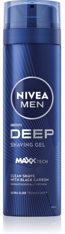 NIVEA MEN Deep Rasiergel für Herren 200 ml