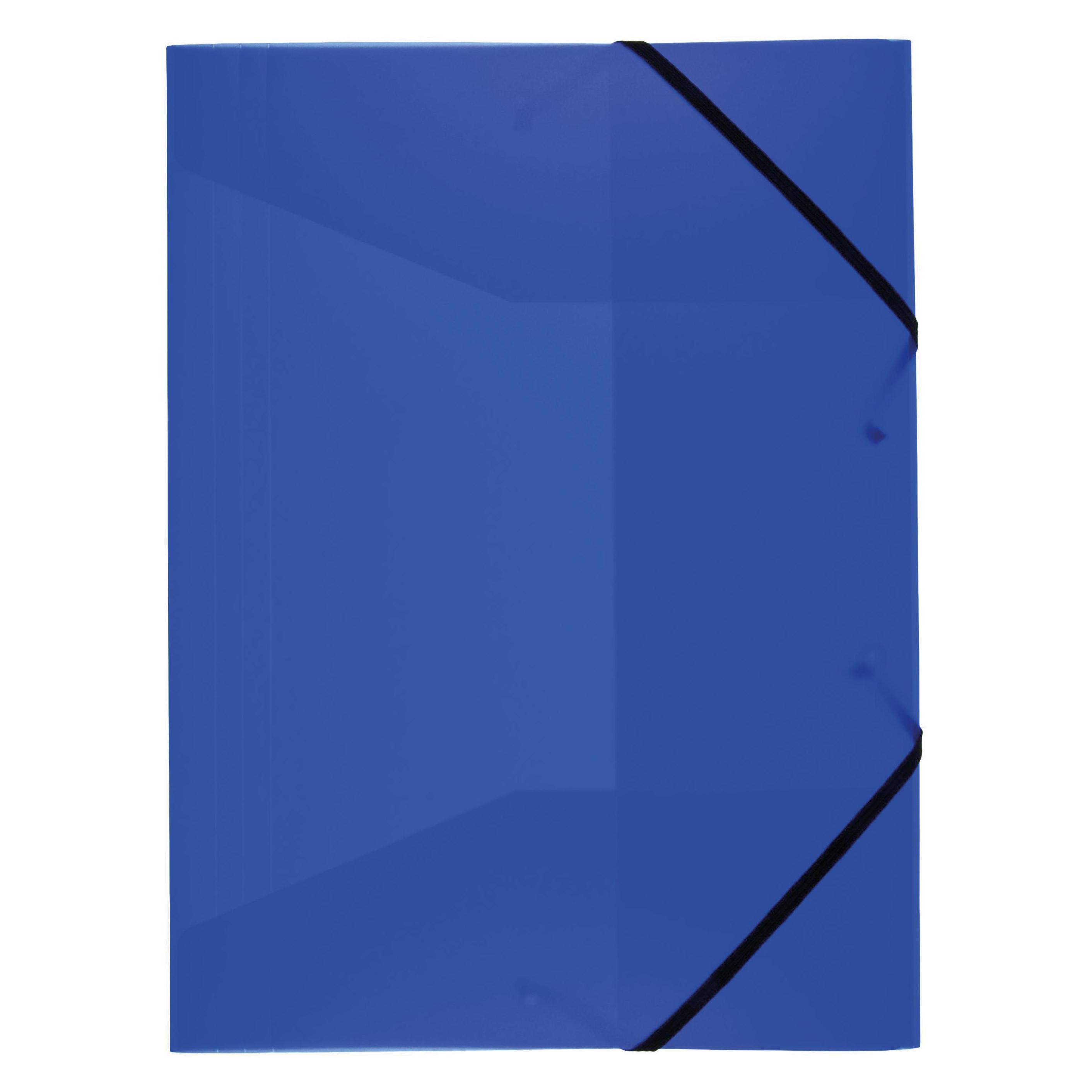 Idena Sammelmappe A4 PP mit Gummizug blau (A4) (22691981)