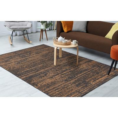 Teppich KAYOOM "Kalevi 100", gelb, B:160cm H:8mm L:230cm, Polyester, Teppiche, Teppich, Flachgewebe