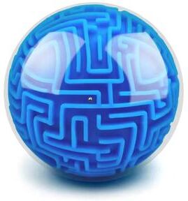Rare Purchases Fidgeting Toys 3D Maze Magic Cube, Kids Labyrinth Puzzle, Educational Intelligence Cube For Logical Thinking c