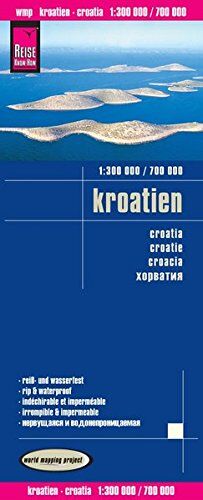Reise Know-How Verlag Peter Rump, Reise Know-How Verlag - Reise Know-How Landkarte Kroatien (1:300.000 / 700.000): world mapping project - Preis vom 30.09.2026 09:01:18 h