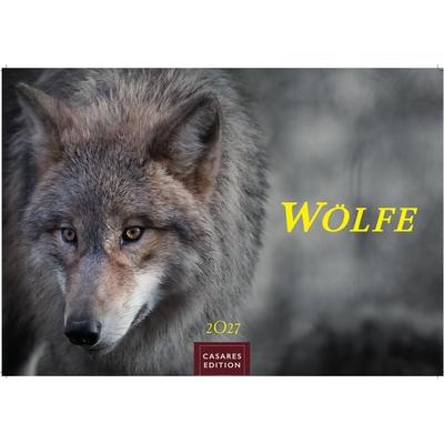 Wölfe Kalender 2027 – Wandkalender | Fotokalender Tierkalender 24x35cm - . mit faszinierenden Wolf-Motiven,