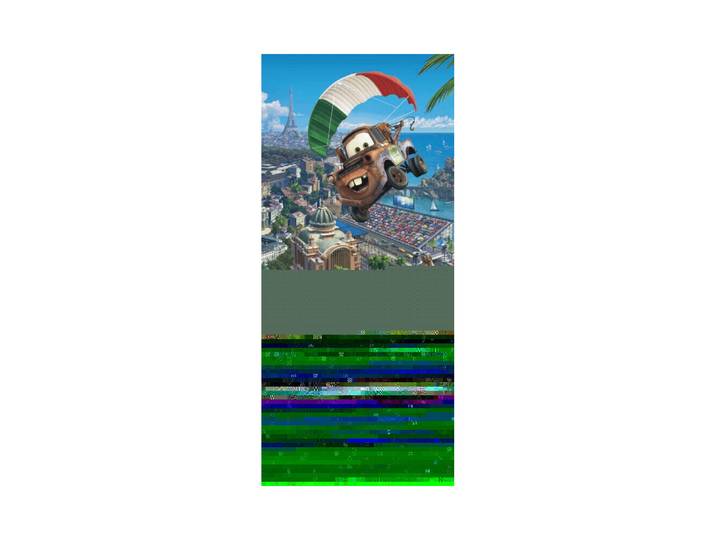 Poster Porte Martin Cars Disney Intisse 90x202 Cm