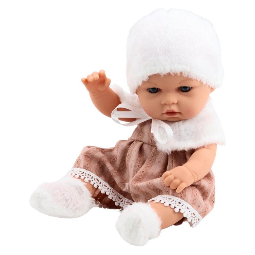 Lean Toys Lean Baby Doll Beige Kleid Hut Kragen Socken (66583647)