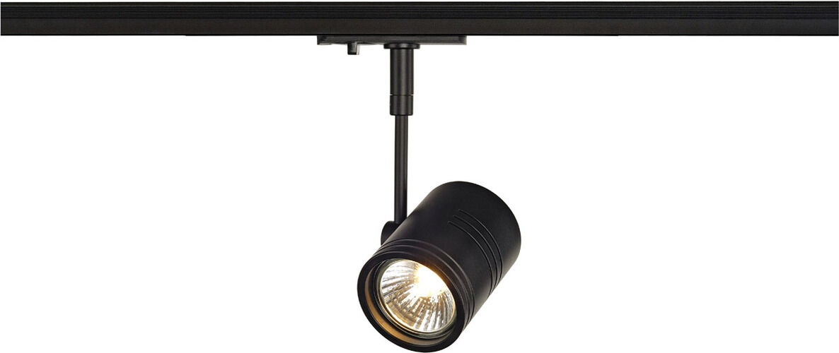 Slv Bima I Leuchtenkopf, Schwarz, Gu10, Max. 50w, Inkl. 1p.-Adapter - Leuchten Mit 1 Phasen Adapter