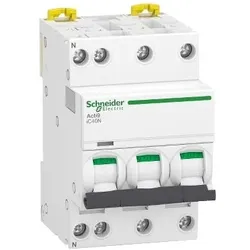 Schneider Leitungsschutzschalter Acti9 iC40N, Kennlinie B, 3P+N, 13A - A9P44713