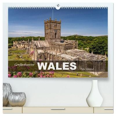 Großbritannien - Wales (hochwertiger Premium Wandkalender 2027 DIN A2 quer), Kunstdruck in Hochglanz